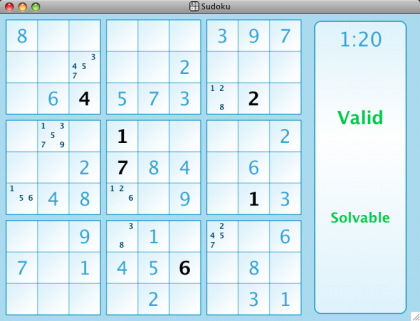 Sudoku on OS X